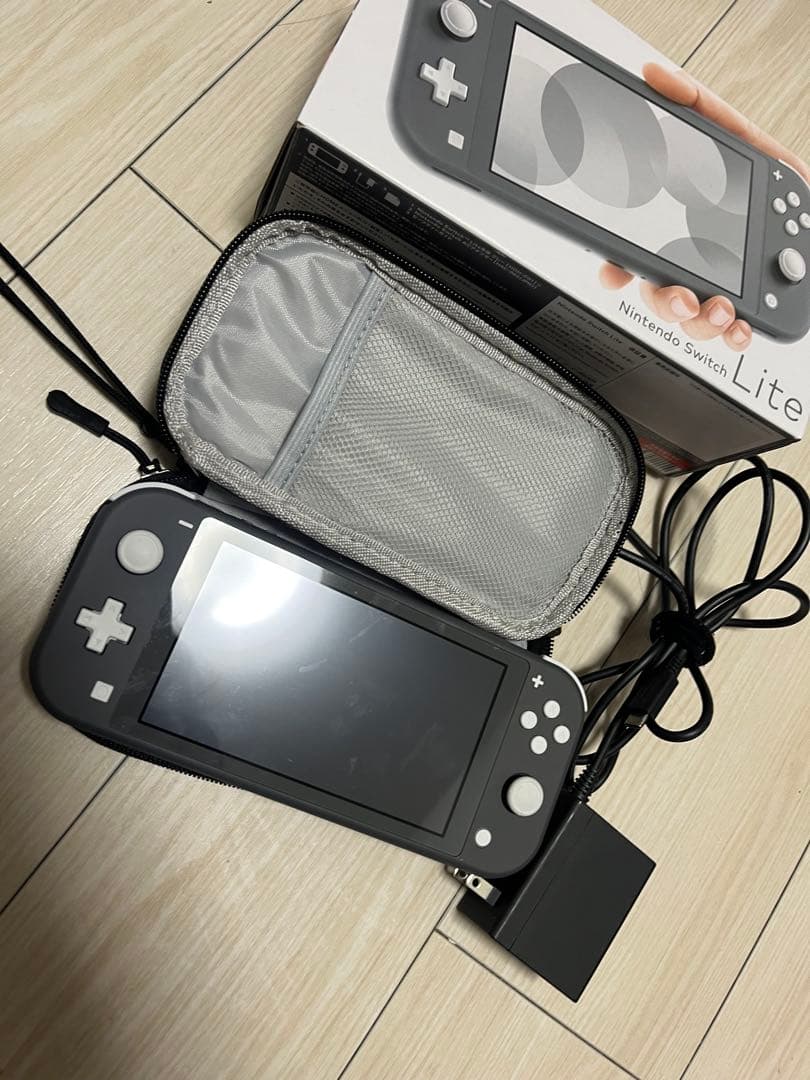 Nintendo Switch Lite グレー 本体 【美品 】スイッチ