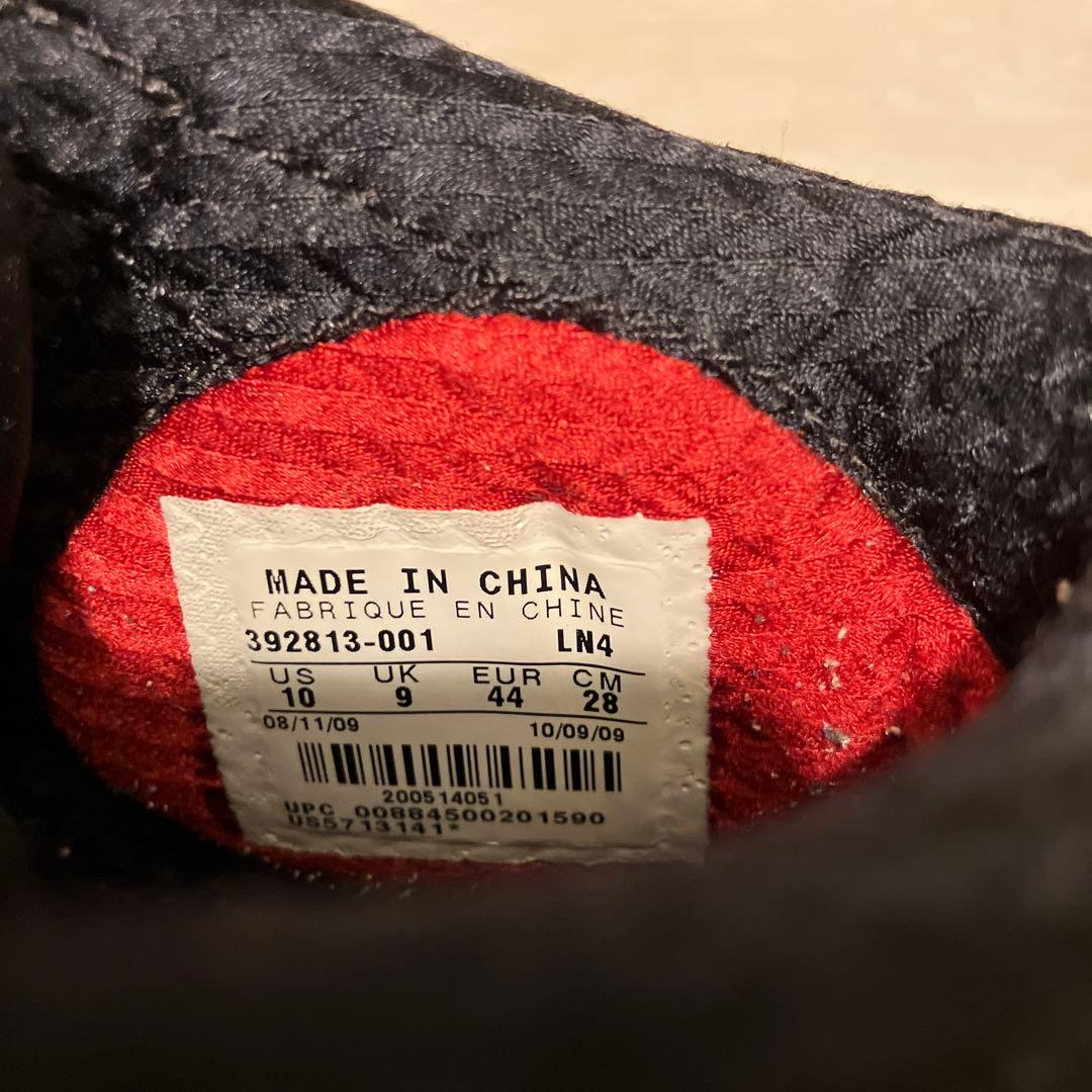 Jordan ブラック/レッド シューズ US10 エアジョーダン　スラムダンク