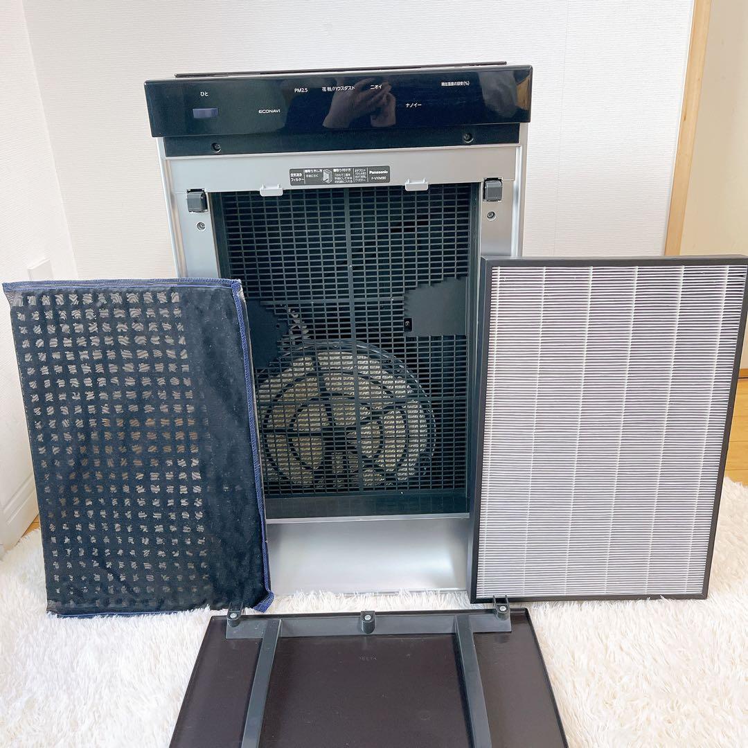 Panasonic F-VXM90 空気清浄機 ナノイー 木目調
