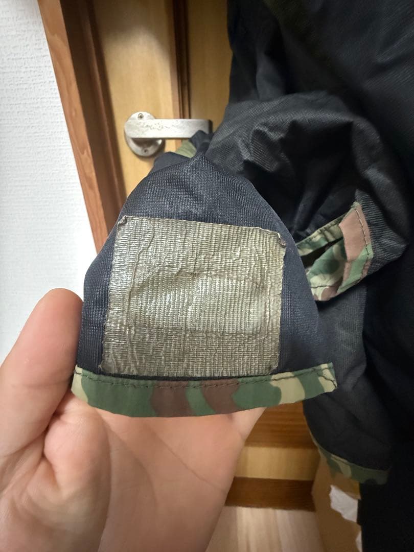 む*む様 陸自迷彩　空挺ポンチョ　ゴアテックスポンチョ　遮光ポンチョ　ヨシキスポ