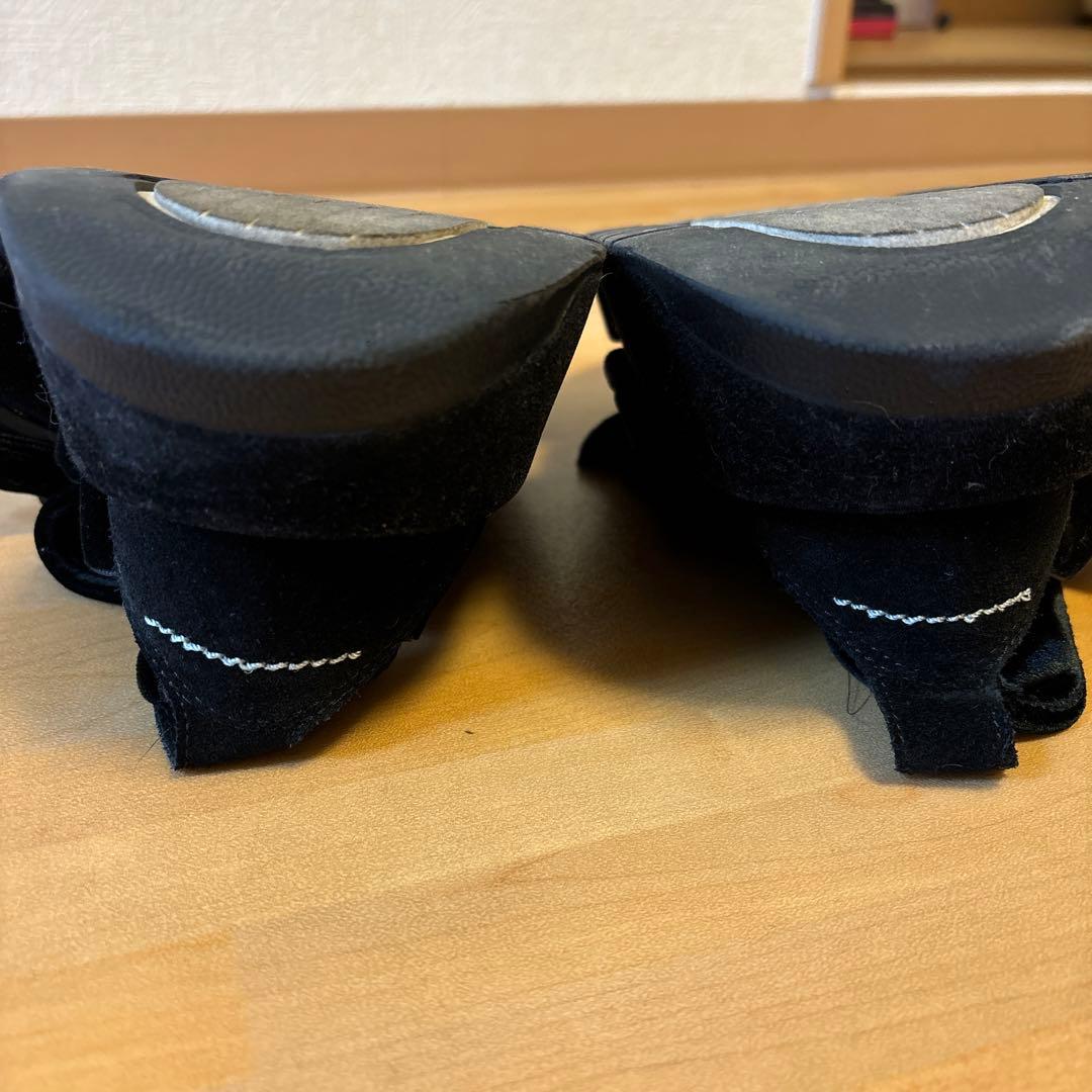 MM6 Maison Margiela ベルベットスニーカー 黒