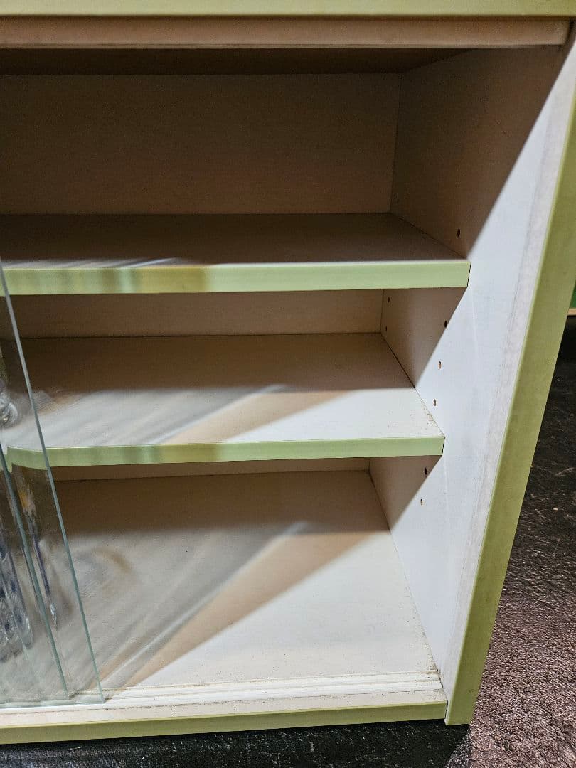 ショーケース　ディスプレイ　棚　ラック　ガラスケース　昭和レトロ　アンティーク