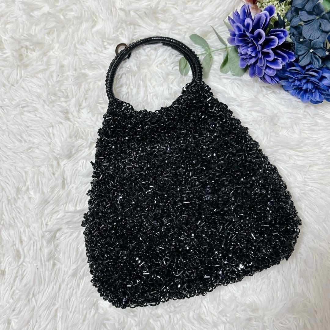 ANTEPRIMA アンテプリマ ワイヤーバッグ グリッター ブラック