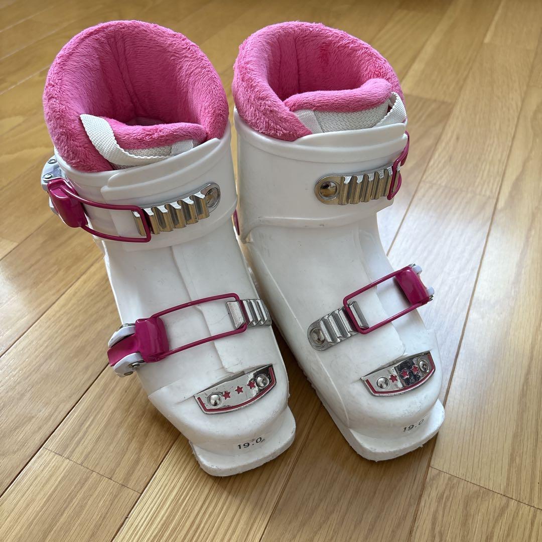 スキー　ブーツ　ストック　セット売り　幼稚園