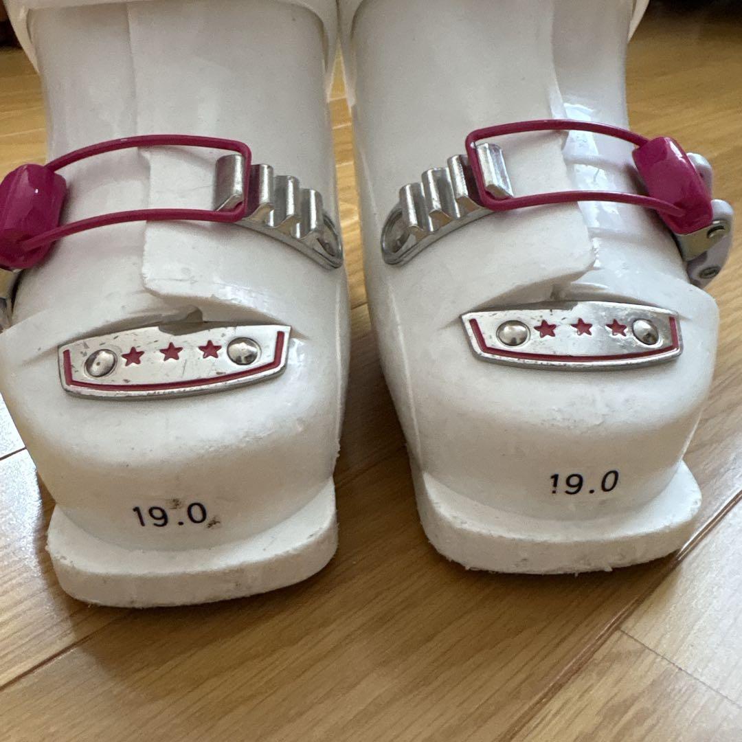 スキー　ブーツ　ストック　セット売り　幼稚園