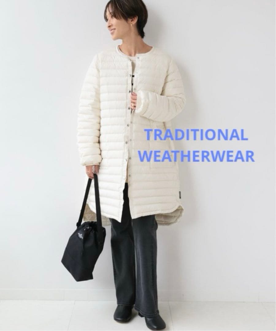 TRADITIONAL WEATHERWEAR★春色ノーカラーインナーダウン