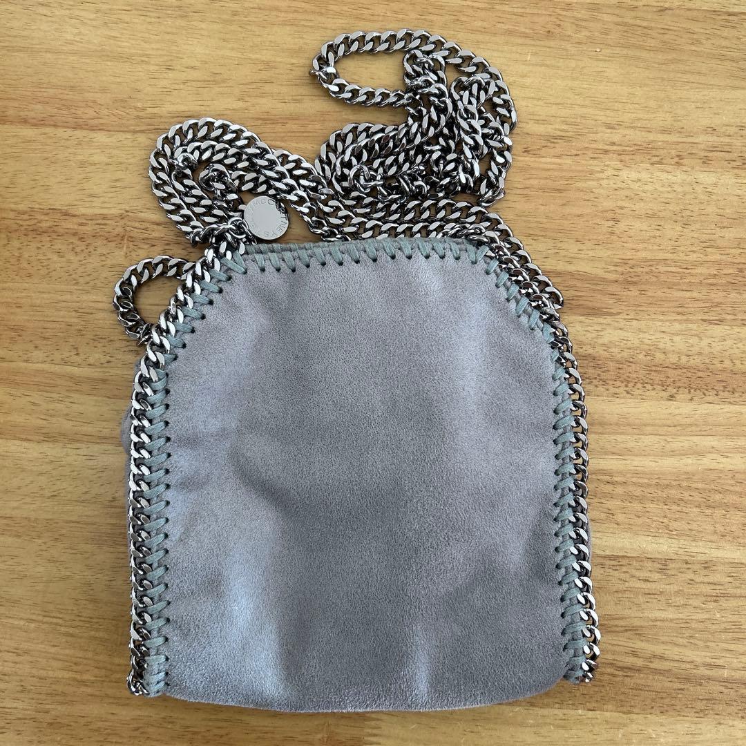 ステラマッカートニー ファラベラ タイニー トートバッグシルバーショルダーバッグ