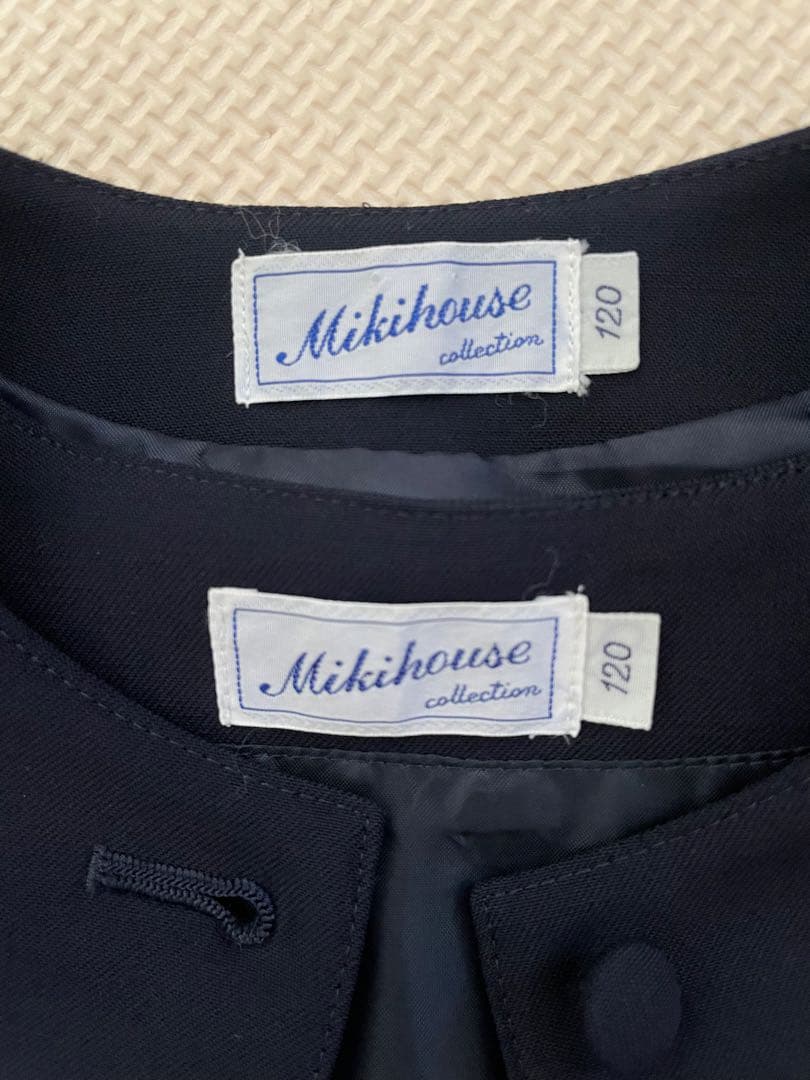 ミキハウス お受験 フォーマル アンサンブル 120