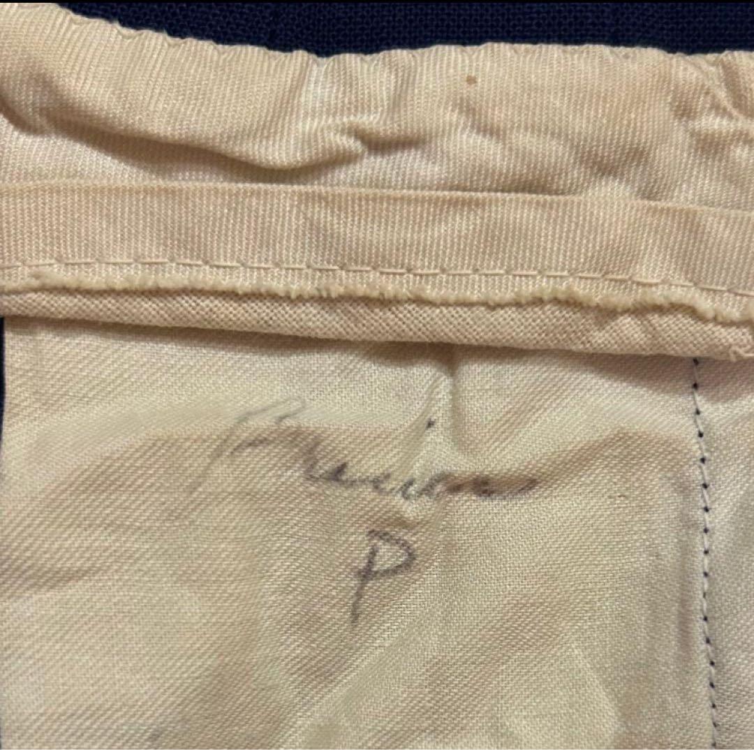 50s 絣　2タック　リネンスラックス　ロカビリー 着用画像