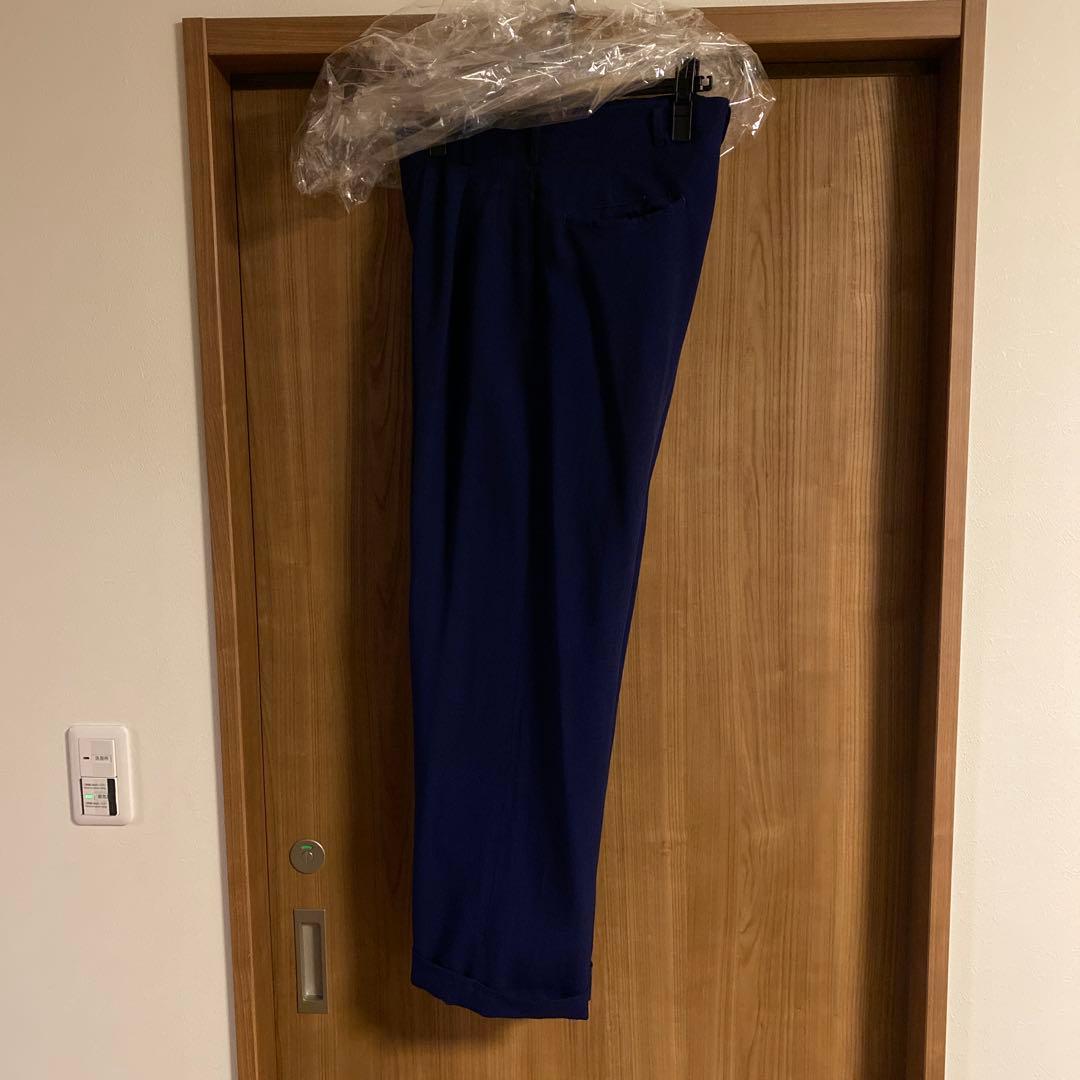 50s 絣　2タック　リネンスラックス　ロカビリー 着用画像