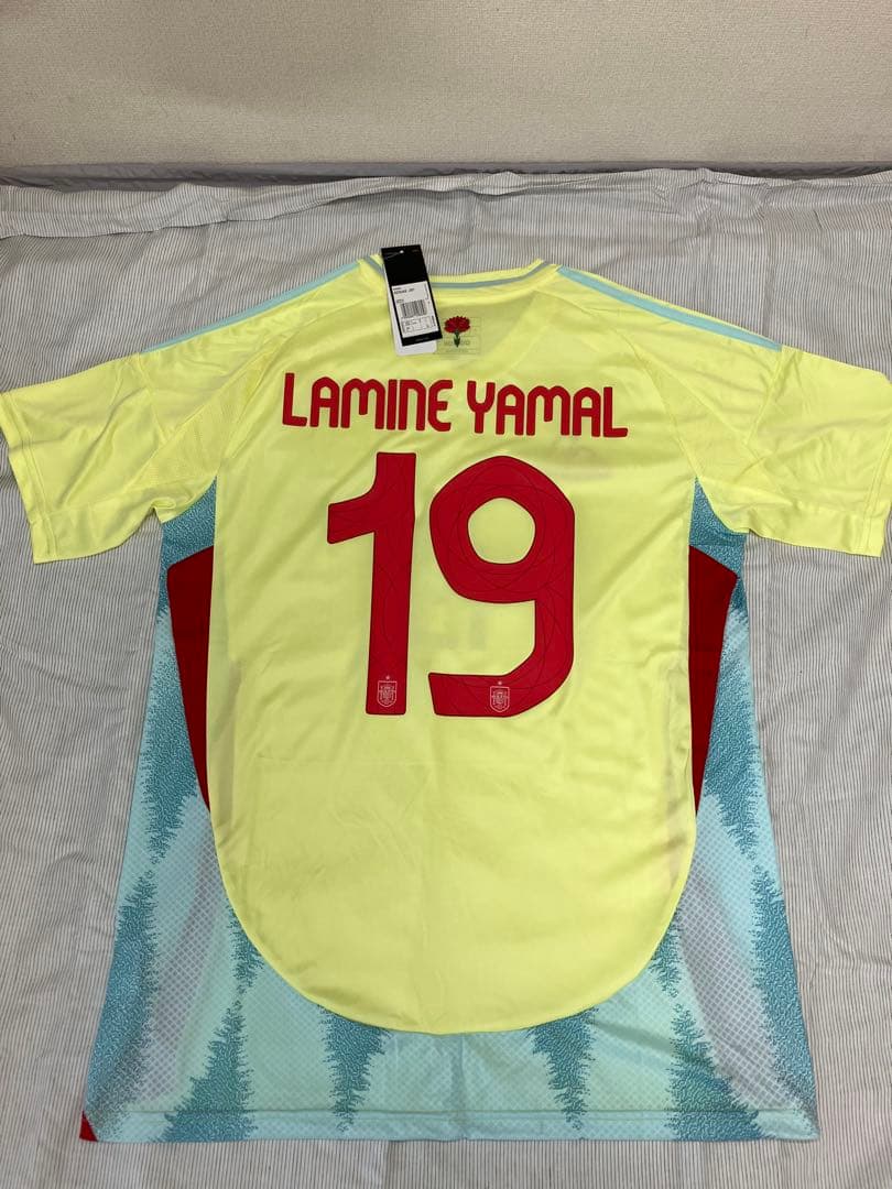 新品未使用　スペイン代表　ラミン・ヤマル19 レプリカユニフォーム　Lサイズ