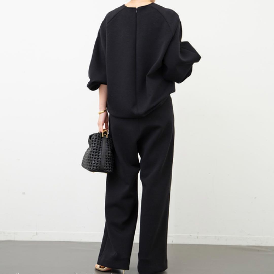 極美品/2024年✨ドゥーズィエムクラス dumblefit タックパンツ 黒