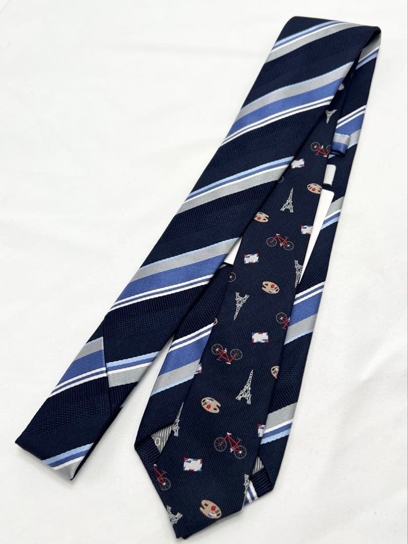 【新品未使用（165）】タケオキクチ ネクタイ ストライプ柄