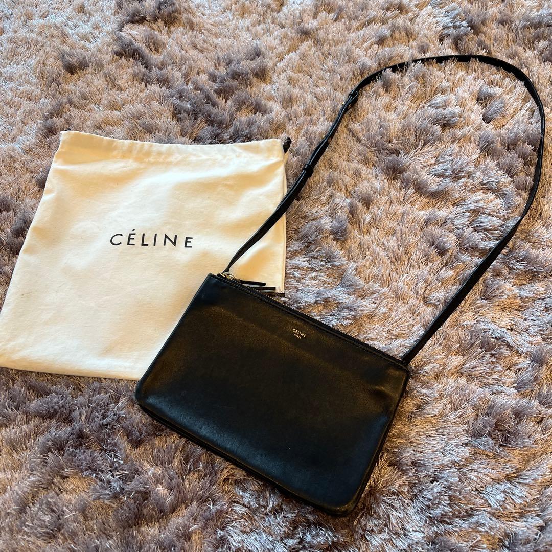 セリーヌ　トリオ　スモール　ショルダーバッグ