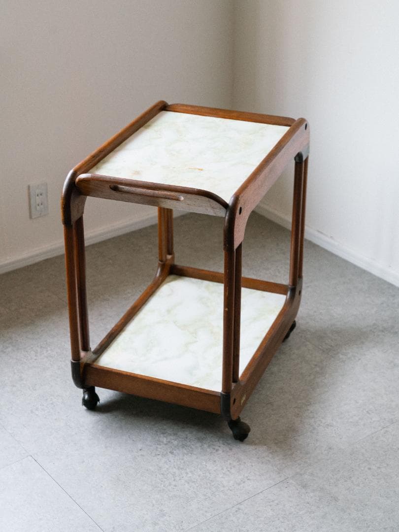 60-70's HAKUHO ヴィンテージ キャスター ワゴン テーブル モダン