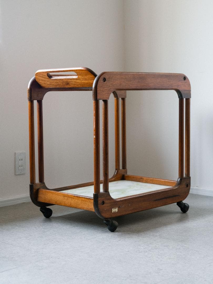 60-70's HAKUHO ヴィンテージ キャスター ワゴン テーブル モダン