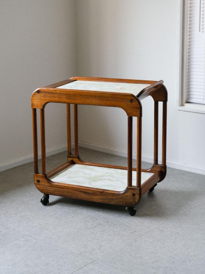 60-70's HAKUHO ヴィンテージ キャスター ワゴン テーブル モダン