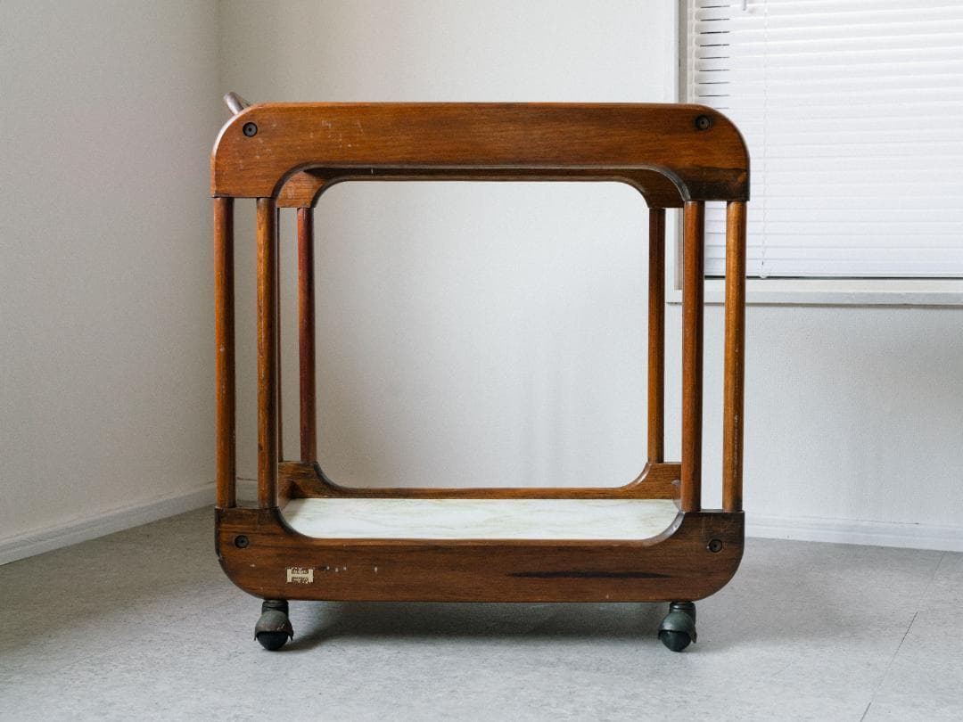 60-70's HAKUHO ヴィンテージ キャスター ワゴン テーブル モダン