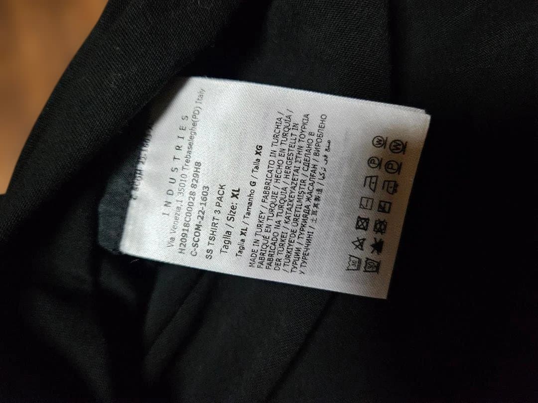 MONCLER ブラック TシャツサイズXL