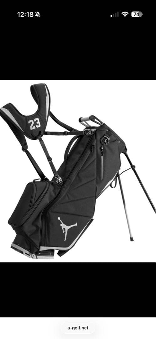 【未開封】NIKE JORDAN Golf キャディバック　ブラック