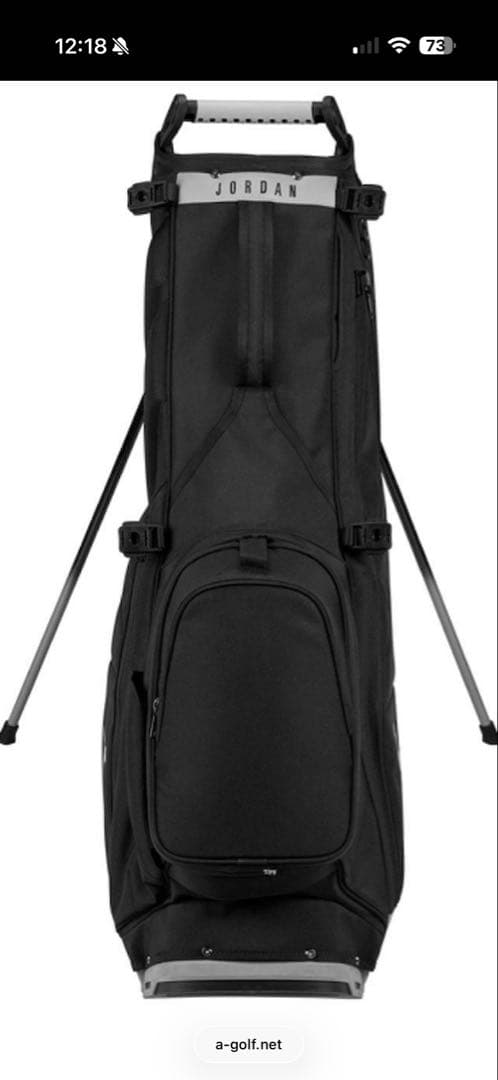 【未開封】NIKE JORDAN Golf キャディバック　ブラック