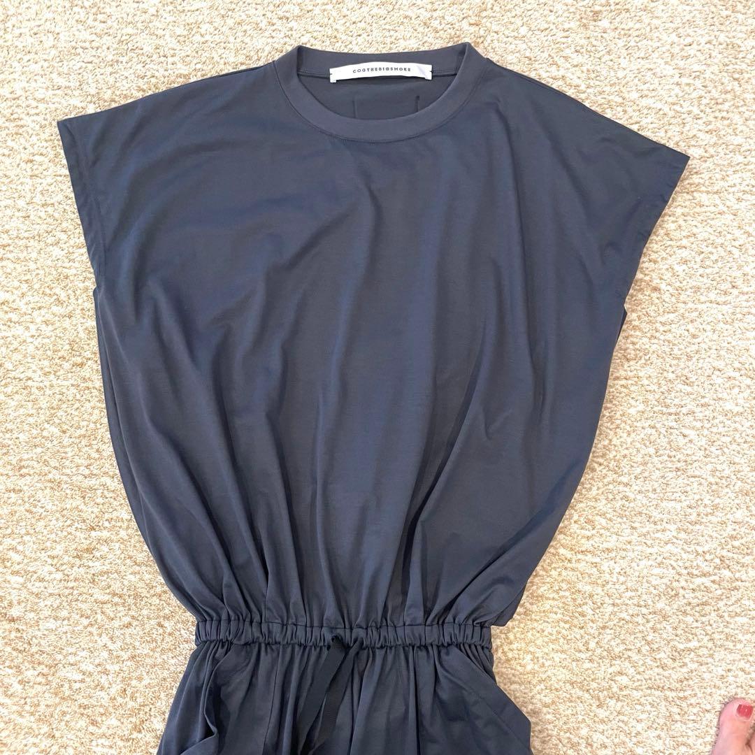 コグザビッグスモーク FRANKIE フレンチスリーブ オールインワン 黒