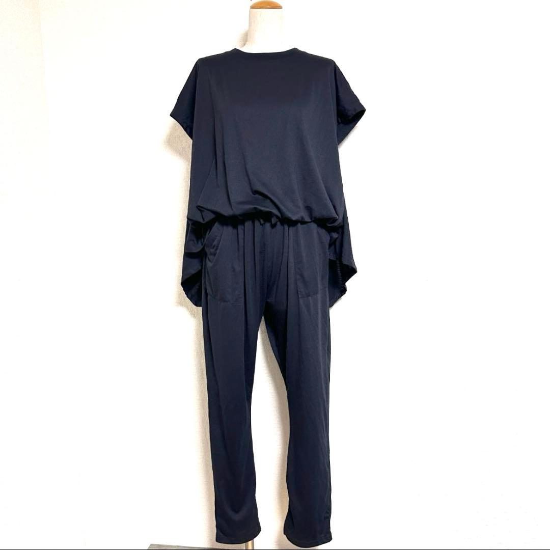 コグザビッグスモーク FRANKIE フレンチスリーブ オールインワン 黒