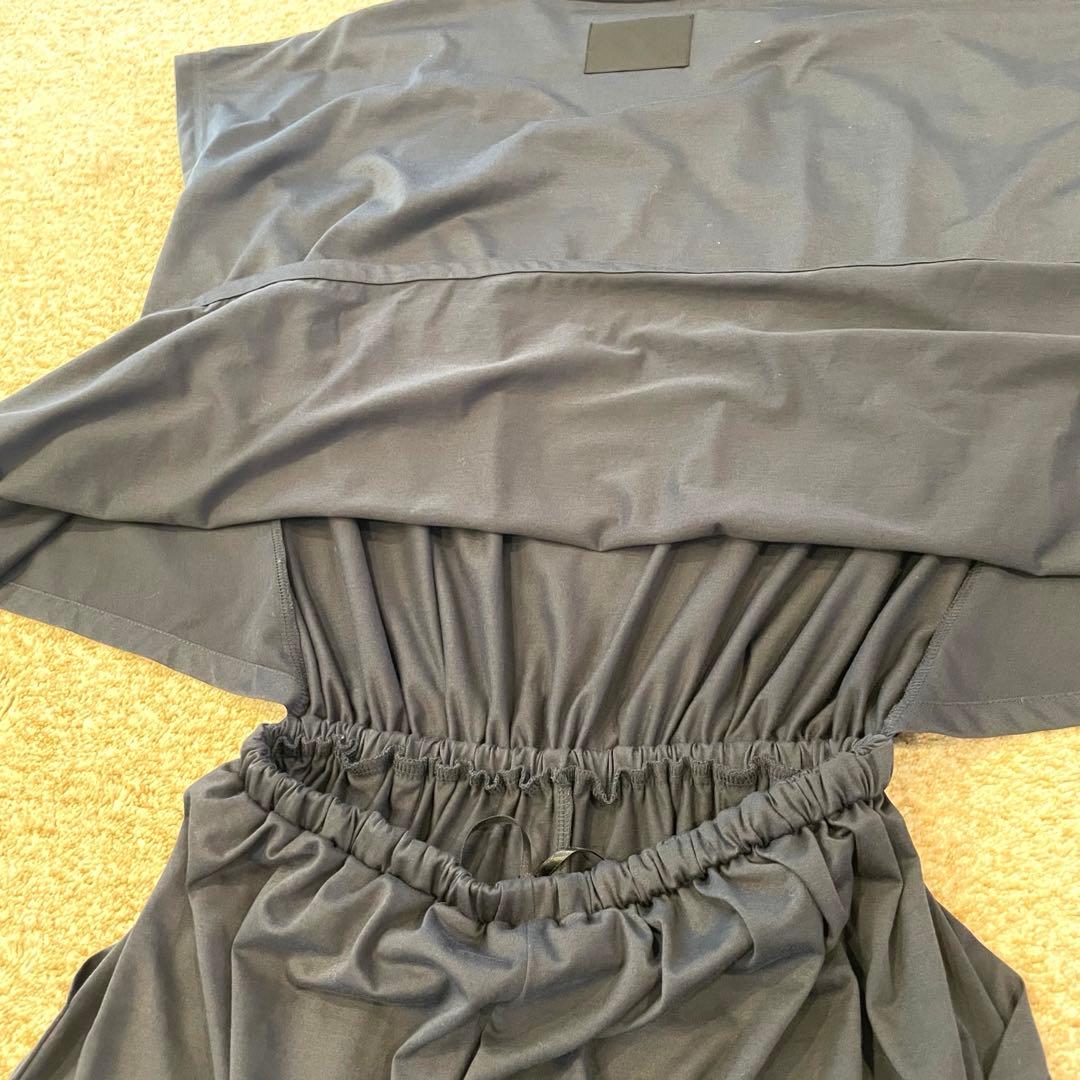 コグザビッグスモーク FRANKIE フレンチスリーブ オールインワン 黒