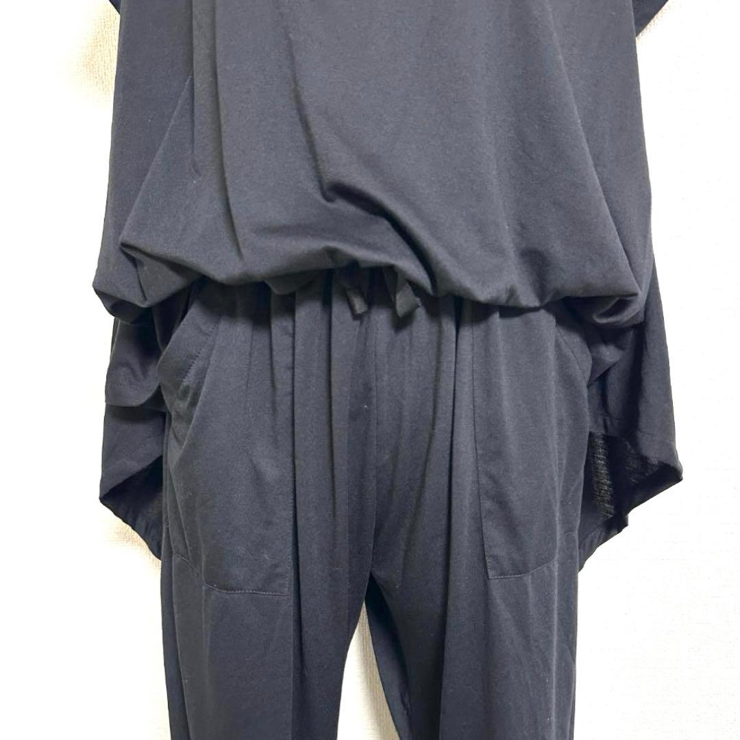 コグザビッグスモーク FRANKIE フレンチスリーブ オールインワン 黒