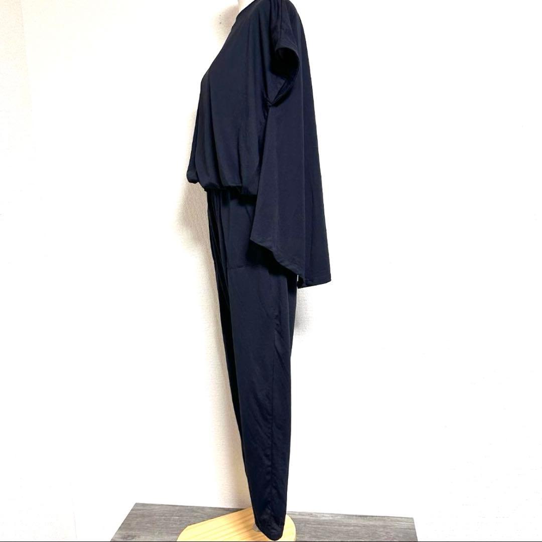 コグザビッグスモーク FRANKIE フレンチスリーブ オールインワン 黒