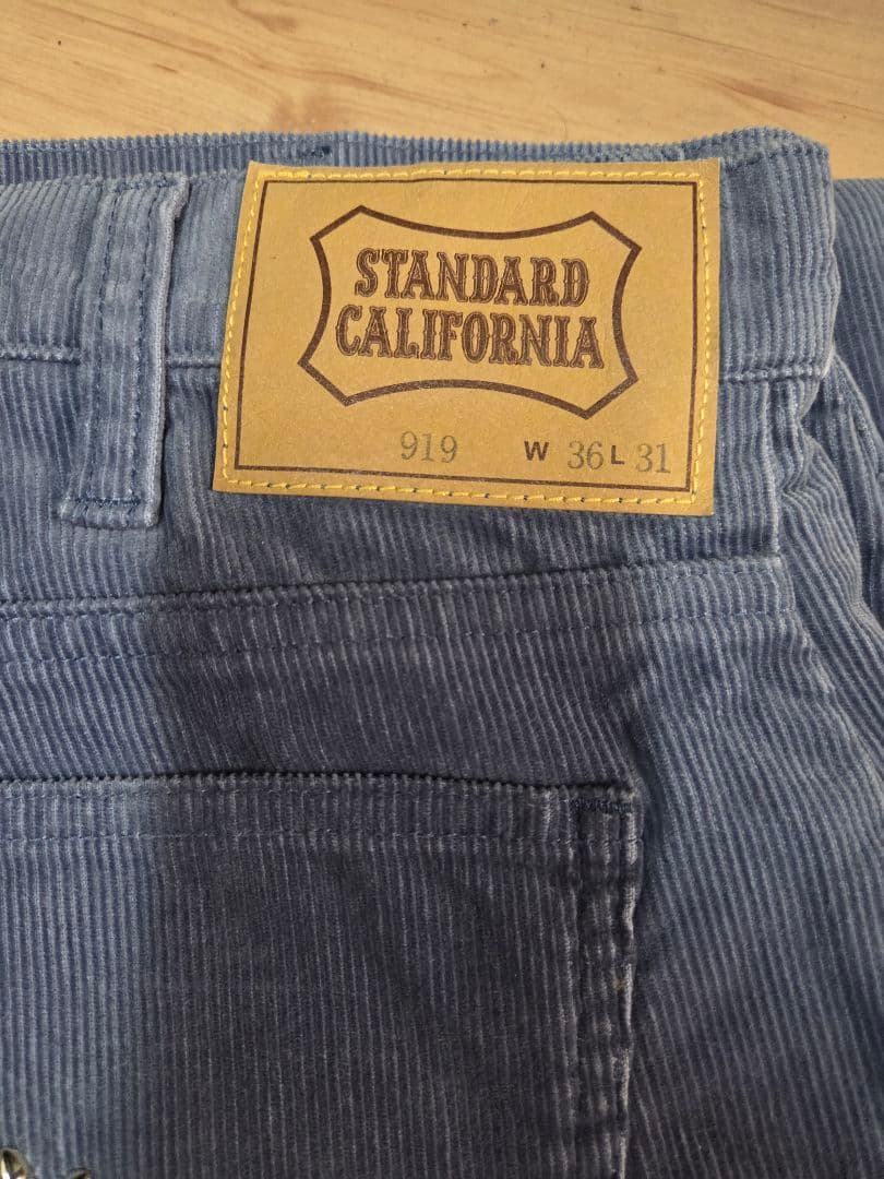 スタンダードカリフォルニア　コーデュロイ　カスタム　パンツ　36