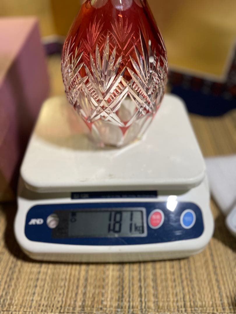 カガミクリスタル　デキャンタ＆グラス　最高級皇室御用達