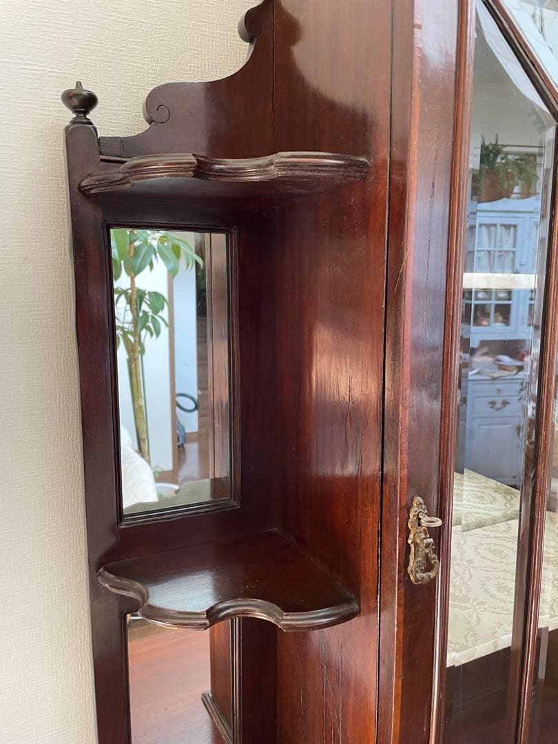 25日迄期間限定♡マホガニー キャビネット♡アンティーク家具 イギリス フランス