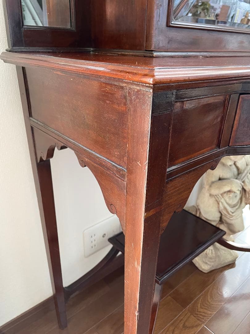 25日迄期間限定♡マホガニー キャビネット♡アンティーク家具 イギリス フランス