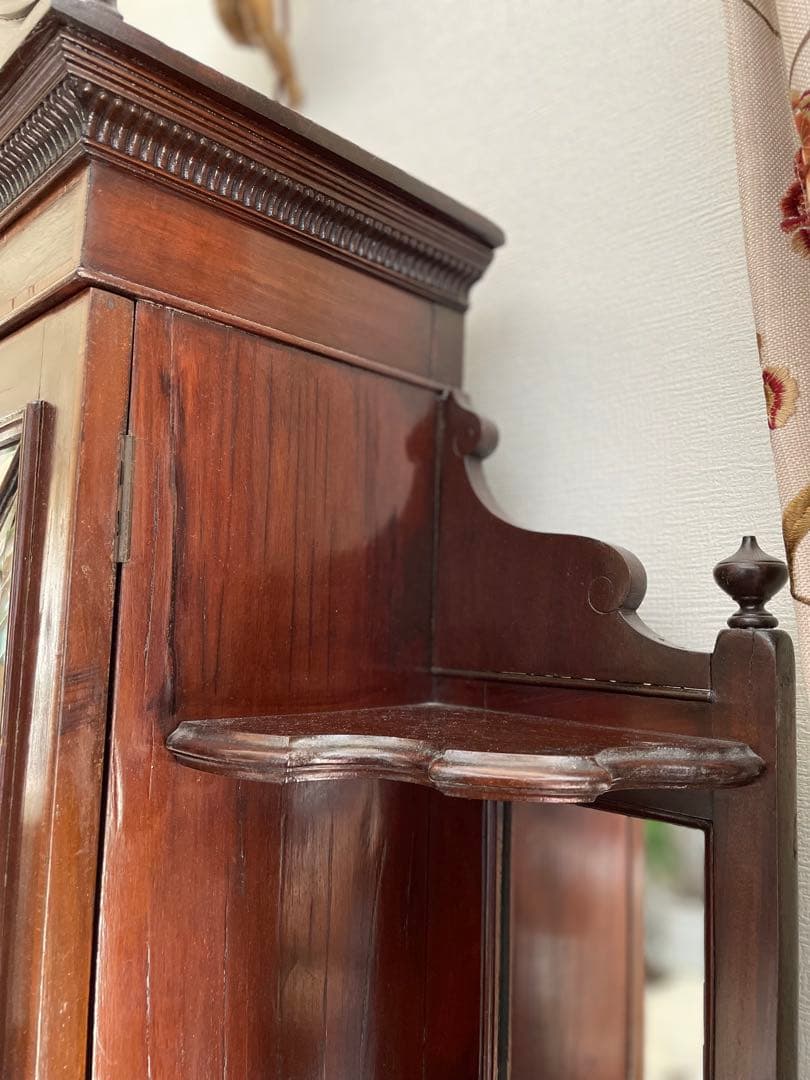 25日迄期間限定♡マホガニー キャビネット♡アンティーク家具 イギリス フランス