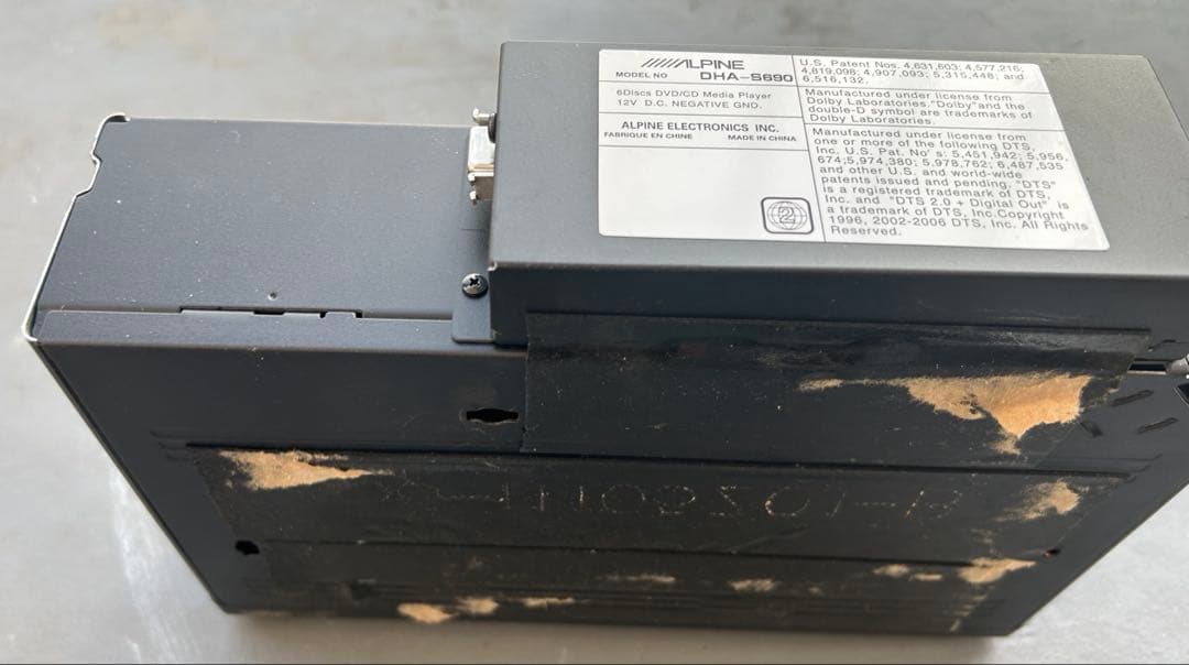 アルパイン　DVDチェンジャー　DHA-S690