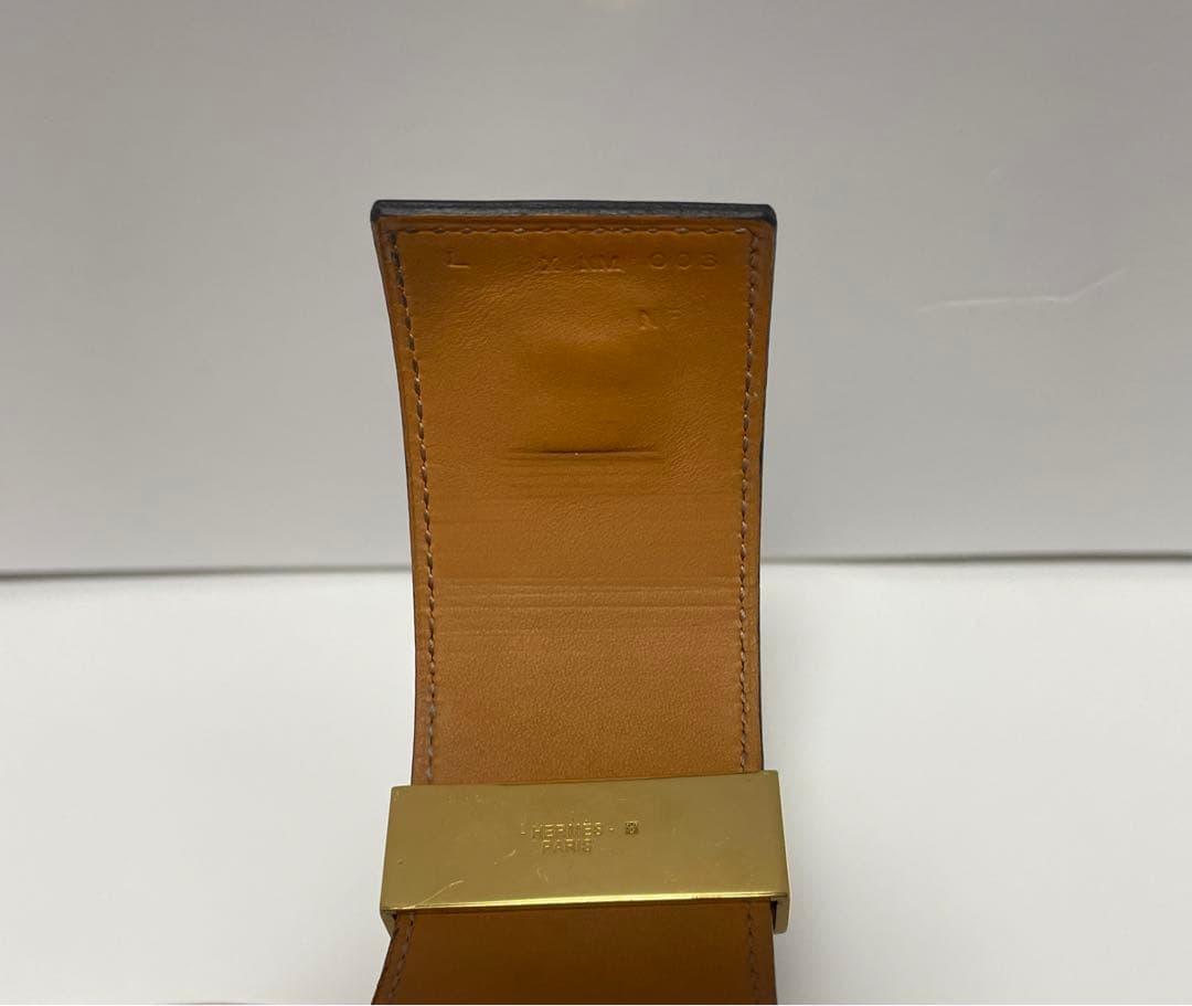 HERMES コリエドシアン　ブラック×ゴールド