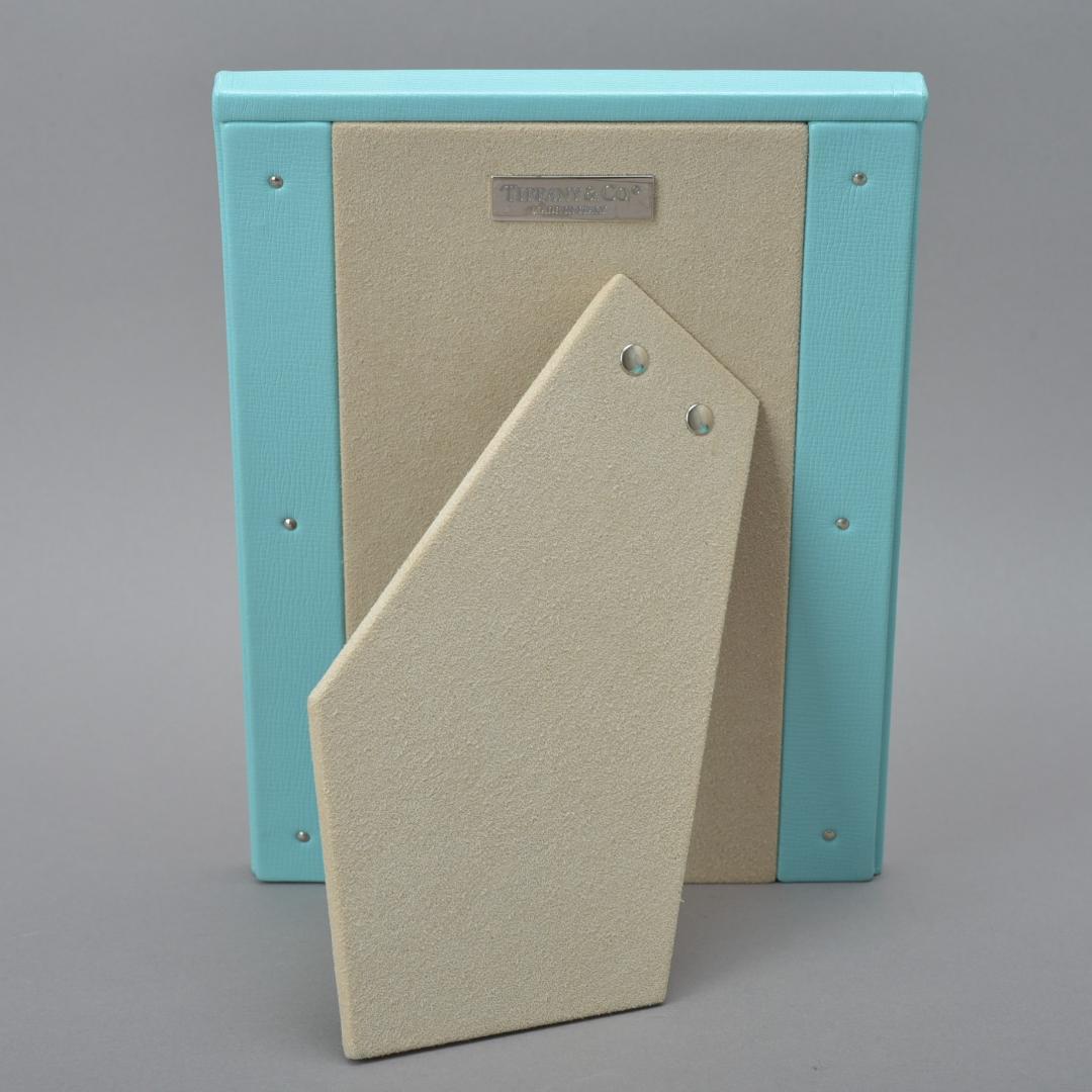 新品 TIFFANY&Co. ティファニー 写真たて フォトフレーム レザー調
