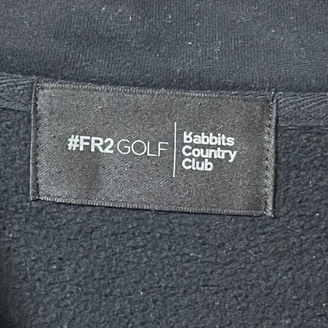 FR2 GOLF　ハーフジップ　スウェット　プルオーバー　長袖　黒　M
