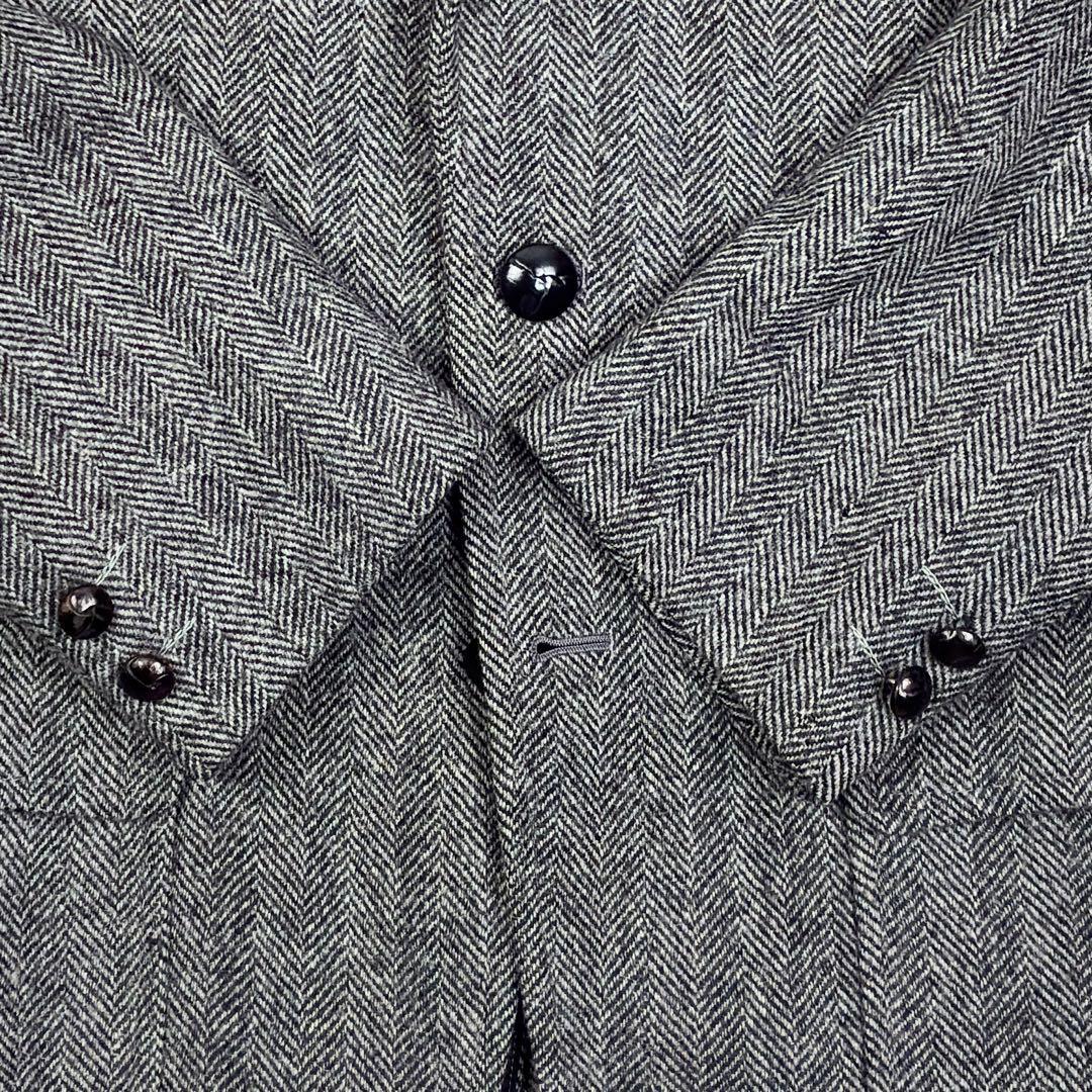 美品　ヴァンヂャケット　ツイード　アンコンジャケット　ヘリンボーン　70年代　Ｓ