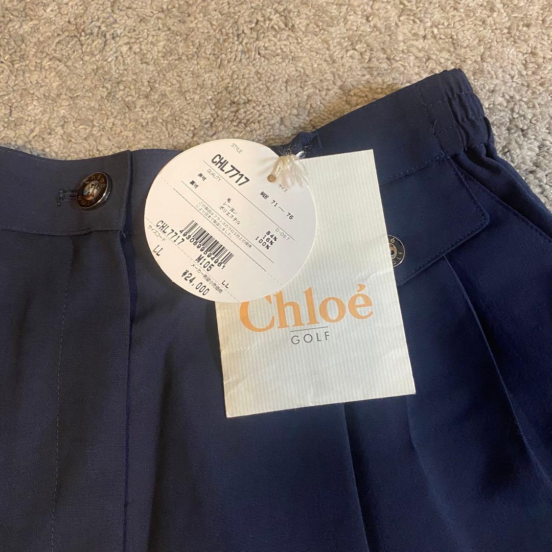 【新品未使用】Chloé GOLF ネイビーショートパンツ