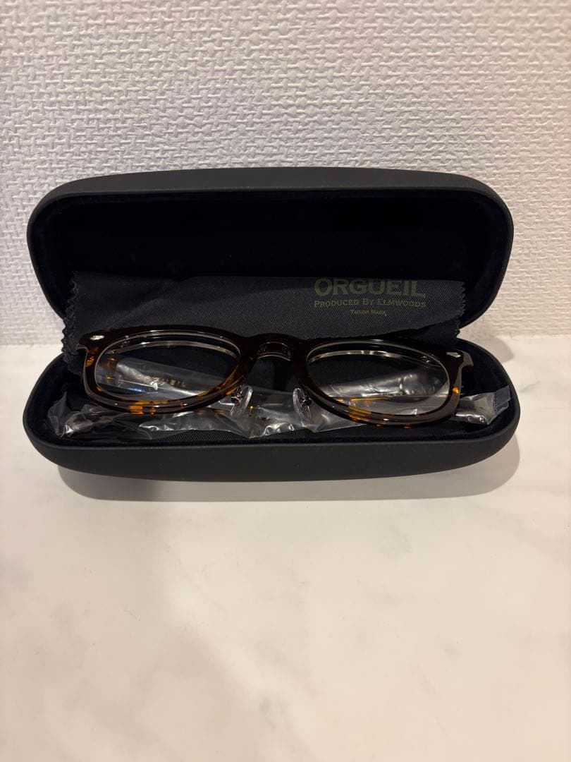 新品 オルゲイユ ORGUEIL フリップアップ デミサングラスOR-7358D