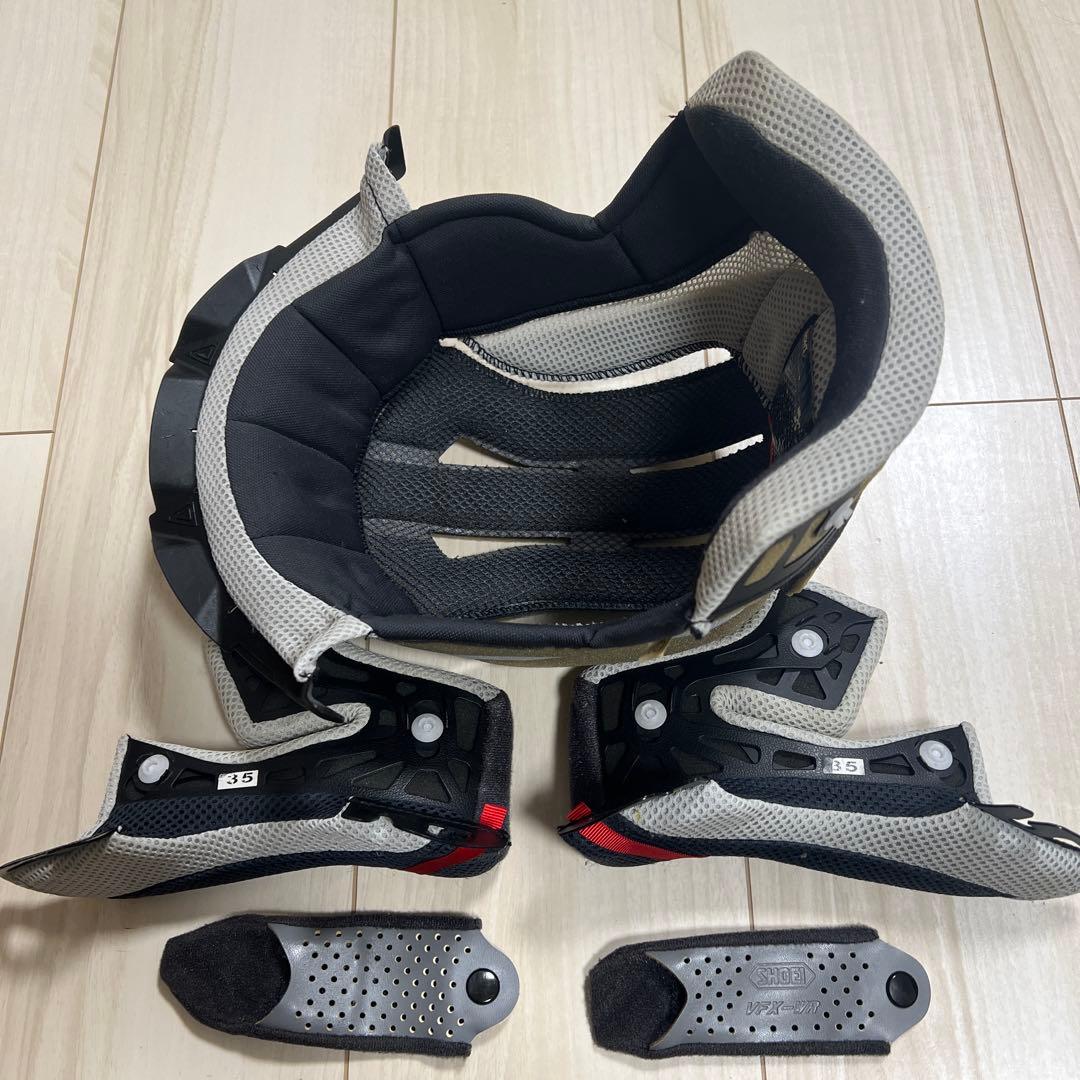 【限定価格】SHOEI バイクヘルメットVFX-RW 2018年製　ゴーグル付