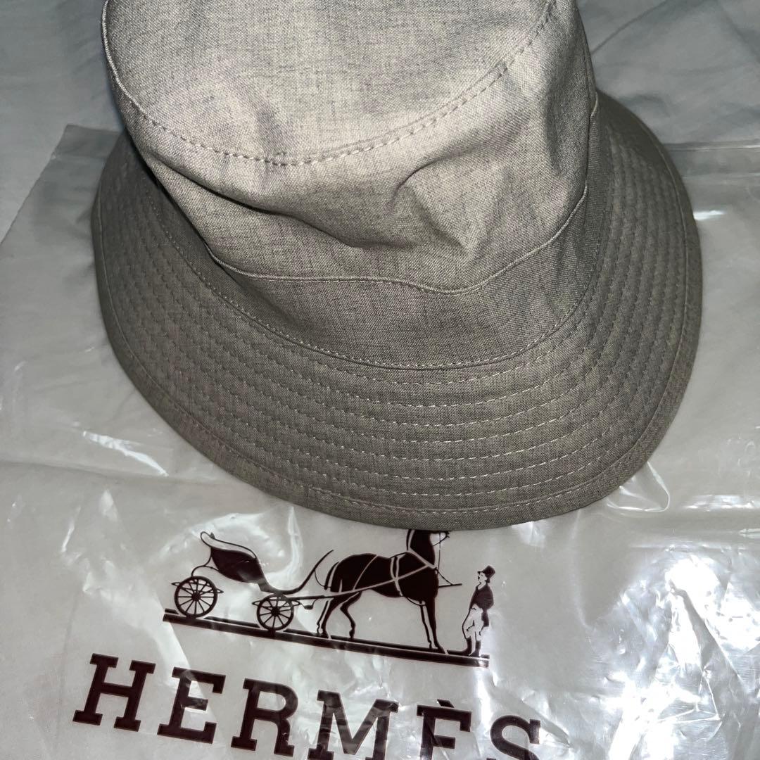 HERMES エルメス　バケットハット　帽子