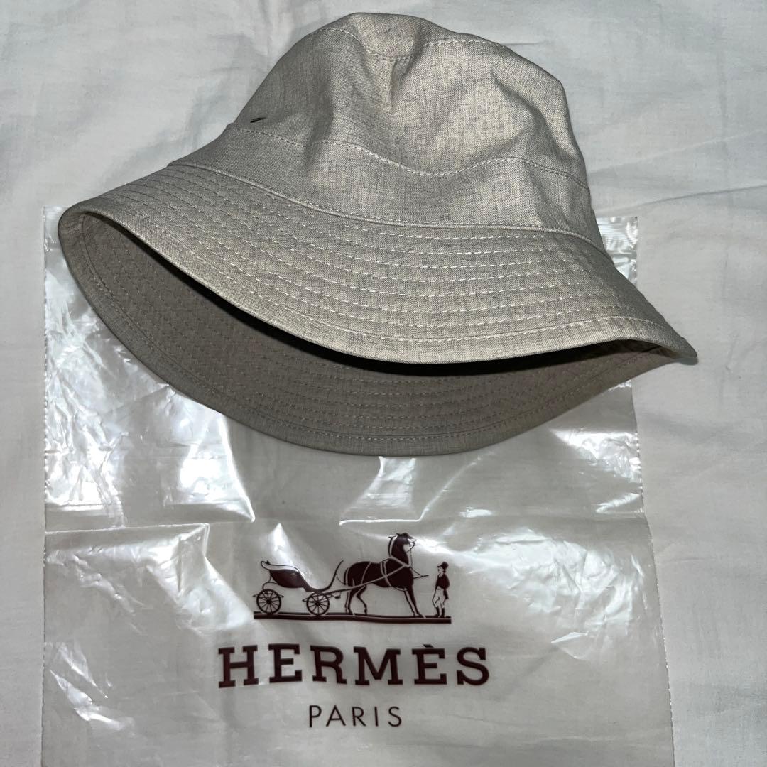 HERMES エルメス　バケットハット　帽子
