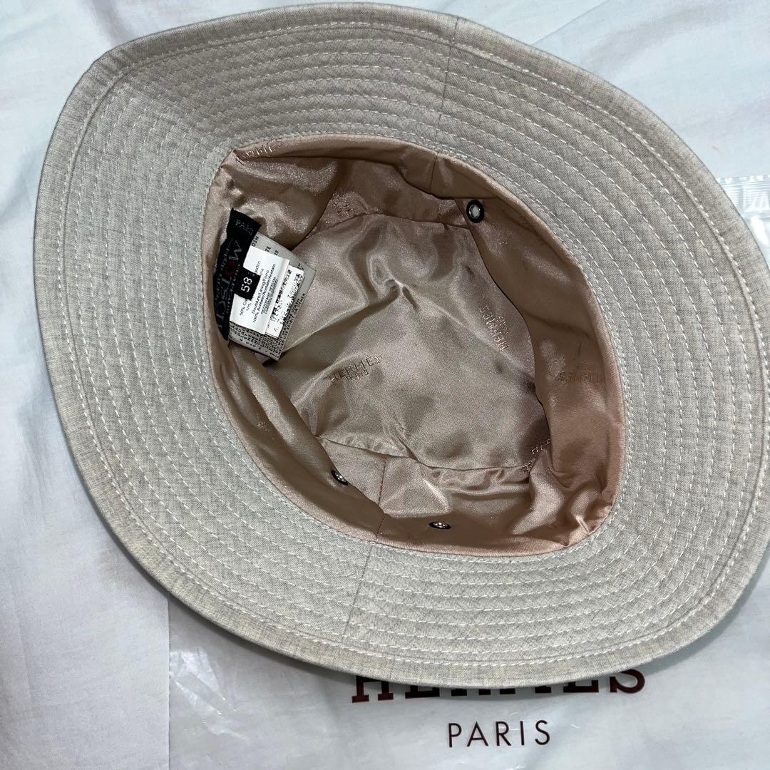 HERMES エルメス　バケットハット　帽子