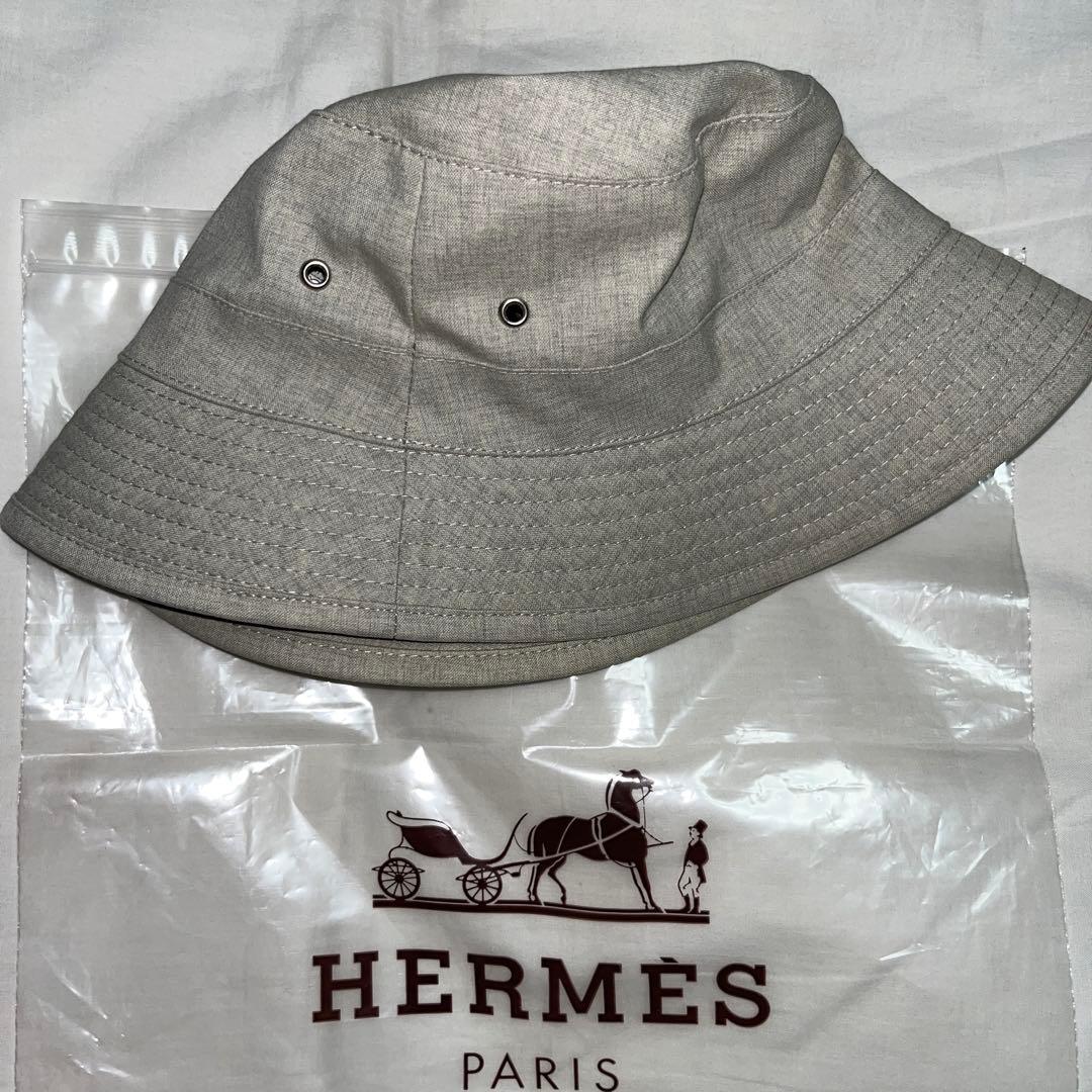 HERMES エルメス　バケットハット　帽子