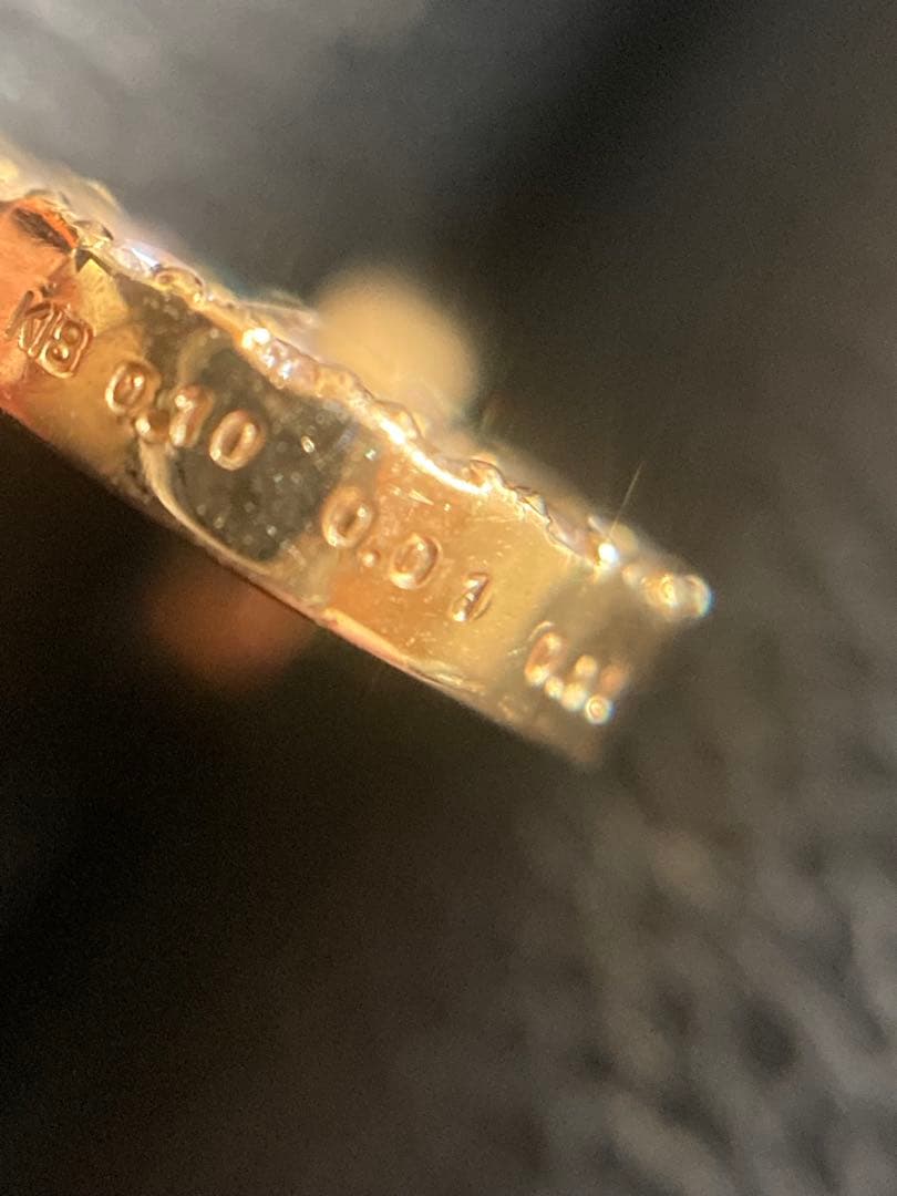 k18 スマイル　ペンダントトップ