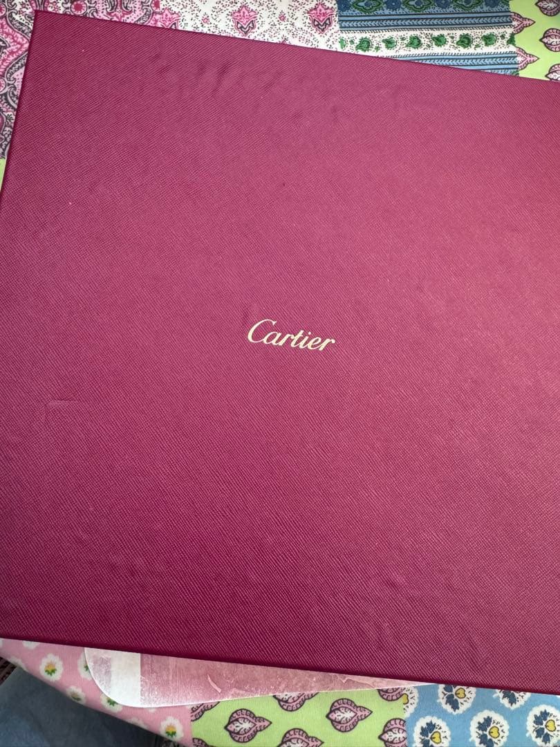 Cartier スクエアプレート パンサー 箱付