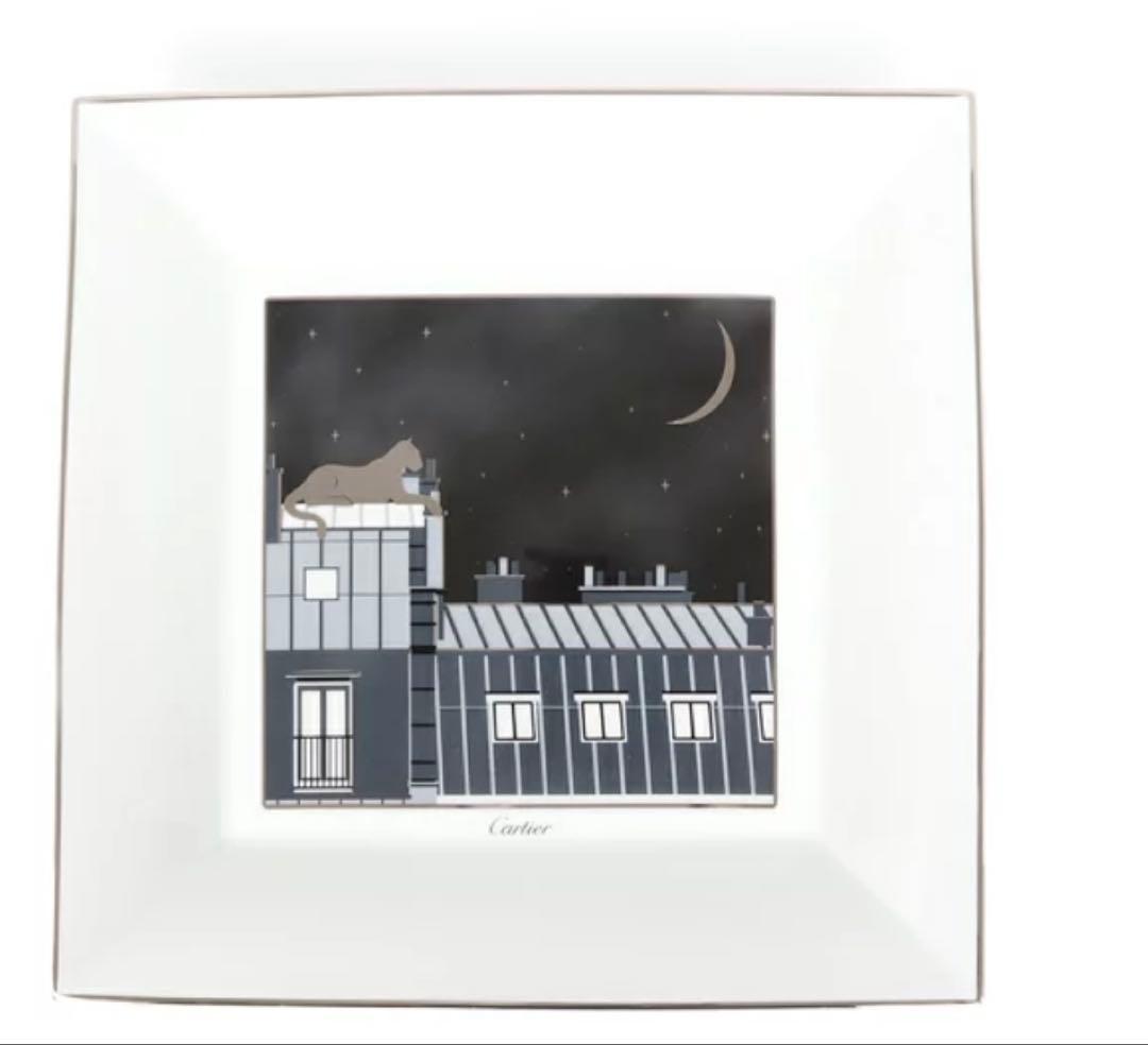 Cartier スクエアプレート パンサー 箱付